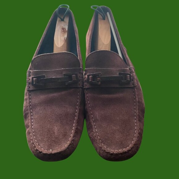 Tod’s Brown Suede Gommino Loafers – Size 13.5 (Made in Italy) - Picture 4 of 5